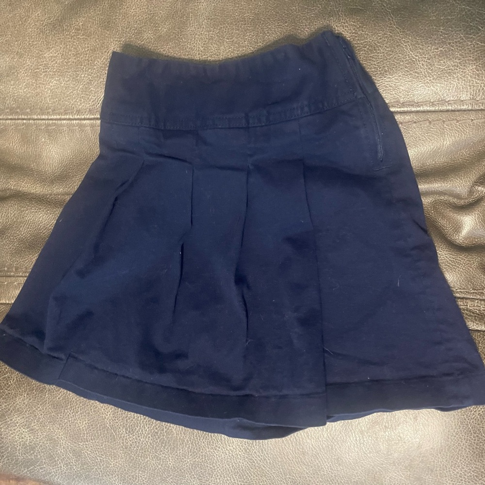Kids Navy Skirt 6x/7